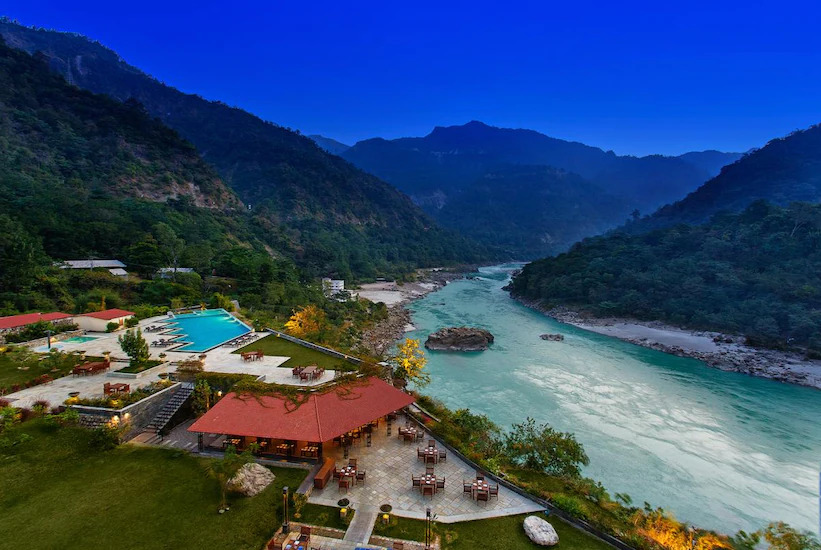 Aloha On the Ganges Rishikesh Infinity swimming Pool